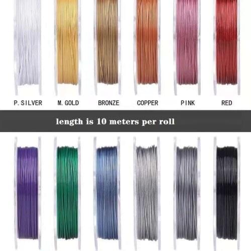 Free shipping dress decoration handmade DIY XY7 gold thread, soft threa, steel thre, necklace, bracelet, earrings thre