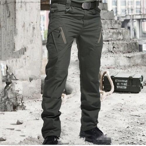 New Waterproof Military Tactical Pants Men SWAT Combat Army Trousers Men Many Pockets Outdoor Camping Hiking Trekking Cargo Pant