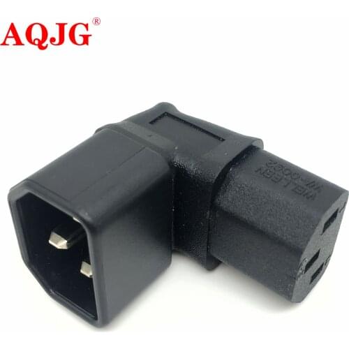 Black Universal New IEC 320 C14 Male To C13 Female Power Adapter Plug LCD TV Wall Mount 110V-250V 10A-16A
