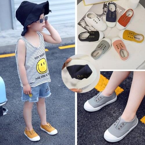 Children Casual Shoes ChildrenCanvas SneakersCandy Colors Flats For Toddlers Boys Girls Soft Breathable Fashion Hot SellingShoes