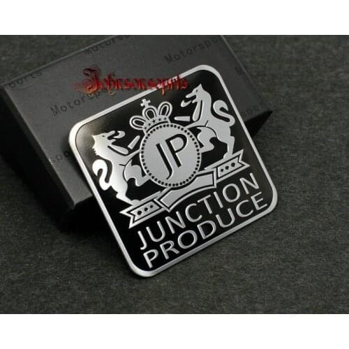 For JP JUNCTION PRODUCE VIP 3D Badge Emblem car sticker 60mm*55mm good quality Car Styling