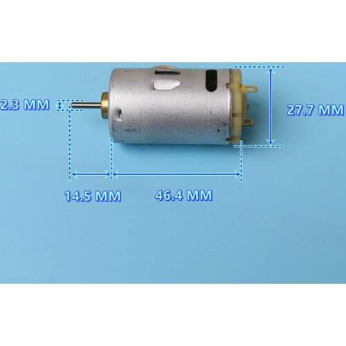 Johnson 395 Motor DC 18V-24V Low Power Consumption Large High Torque Mute 14.5mm Motor Shaft Length DIY Electric Machinery Tool
