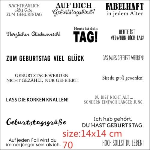 German Rubber Silicone Clear Stamps For Scrapbooking Tampons Transparents Seal Background Stamp Card Making Diy Flower Grass