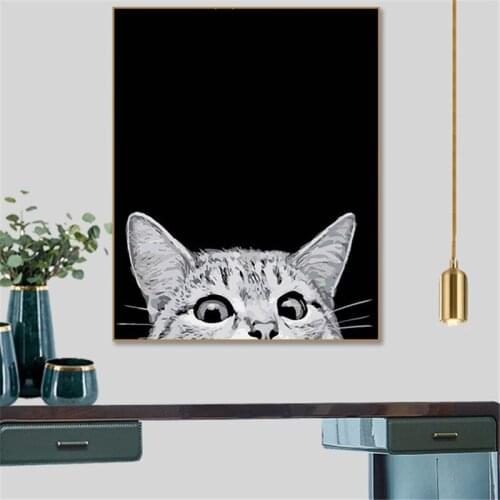 Peeping Eyes Paintings By Numbers DIY Pictures Oil Coloring By Numbers Set Gift Drawing By Numbers Canvas Decor New Arrivals