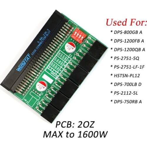 Power Supply Server Breakout Board with 6x PCI-E 6Pin Port for Mining