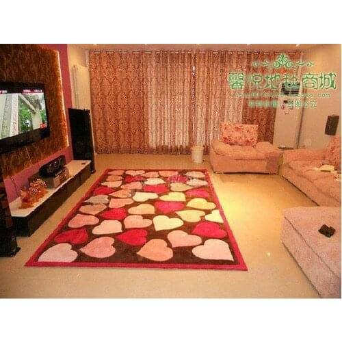 Handmade polyacrylonitrile fiber carpet rustic carpet living room coffee table bedroom carpet customize