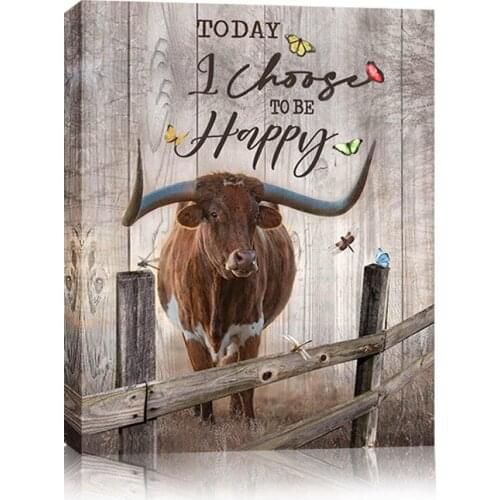 The Cattle Stand At The Sunflowers Pictures Animal Canvas Painting Wall Artwork Modern Decor Imotivation Words Print Printing