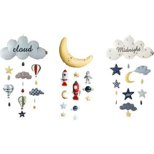 Cloud Baby Mobile Crib Toy Wall Hanging Nursery Room Decor Baby Shower Gift