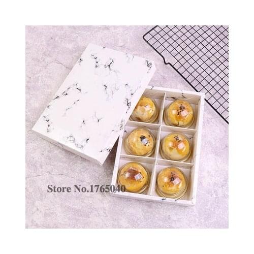 The Marble paper Box, marble texture boxes, cake dessert macarons pastry packaging box 100 pieces/lot