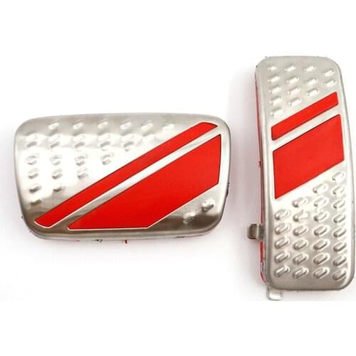 Car Accelerator Gas Brake Pedal Plate Pads Non-slip Cover Case For chevrolet orlando 2018 2019 LHD AT Accessories