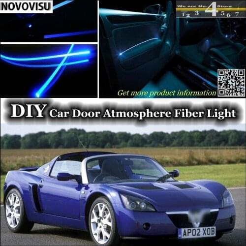 NOVOVISU For Vauxhall VX220 interior Ambient Light Atmosphere Fiber Optic Lights Inside Door Panel illumination Not EL light
