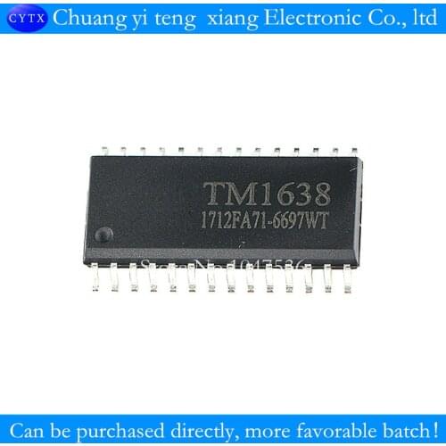 NEW Patch TM1638 1638 special light emitting diode display driver IC SOP28 10PCS/LOT