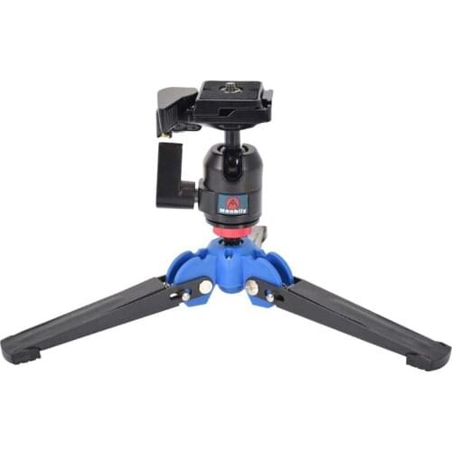 Manbily Professional Tripod Heads Photo Monopod Base Stand Bracket w/ 3/8" Screw Universal Ball Head w/ Fast Mounting Plate