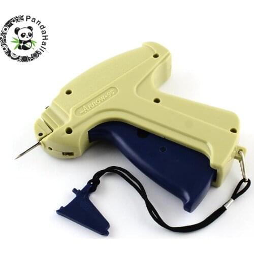 Garment Plastic Price Tag and Labeling Needles Guns with Stainless Iron Pins Tool Art Craft Tooling Pale Goldenrod