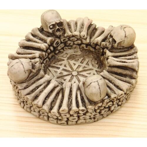 Resin Skull Ashtray Home Decoration Ash Tray Personality Cigarette Ashtray Ornaments Creative Smoking Accessories for man gift