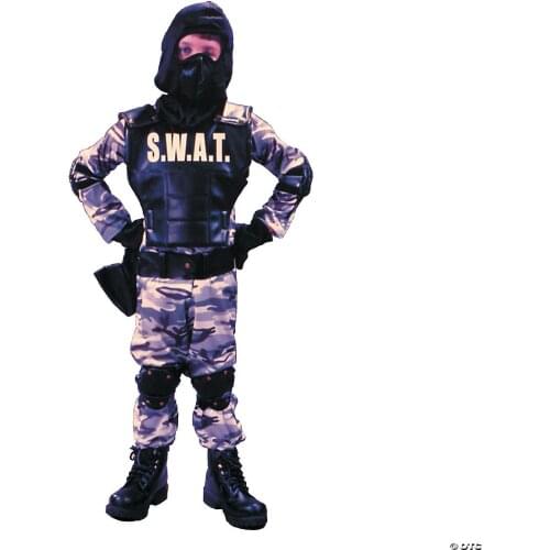 Snailify Kids SWAT Costume Boys S.W.A.T. Costume Halloween Costume 2021 Child Purim Carnival Cosplay