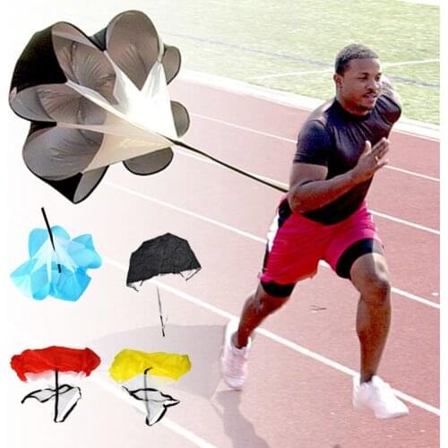 Resistance Adjustable 56" Speed Drills Training Resistance Parachute Umbrella Running Chute Soccer Football Training Tool
