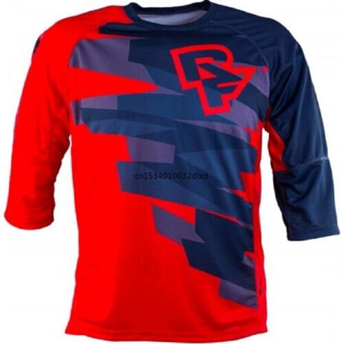 2021 For RACEFACE AM Motocross Jerseys bike Cycling Racing Motorcycle Bicycle Motor QUICK-DRY Short Sleeve size S-5XL