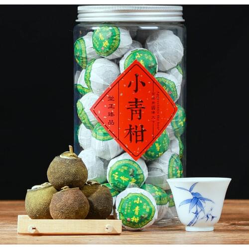 Premium Quality Xiao Qinggan Orange Peel Ripe Pu'er Dried Tangerine Cook Pu'er Wholesale 1 box Free Shipping 250g