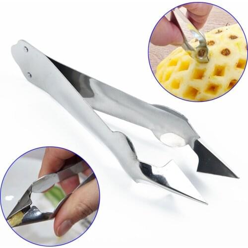 1 Pcs Pineapple Eye Peeler Pineapple Seed Remover Kitchen Stainless Steel Seed Remover Cutting Clip Home Kitchen Tools Gadgets