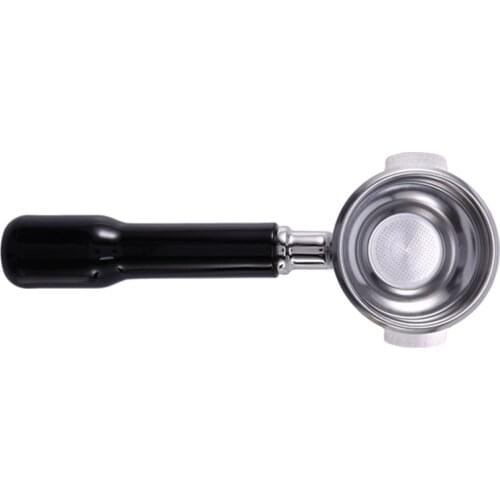 AD-58MM Stainless Steel Coffee Machine Bottomless Filter Holder Portafilter for Rocket/ Expobar Double Mouth/ E61/ FAEMA