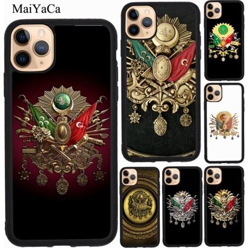 MaiYaCa Ottoman Empire Coat Of Arms For iPhone 7 8 Plus 6S SE 2020 Case For iPhone 12 mini 11 Pro Max XS X XR Cover