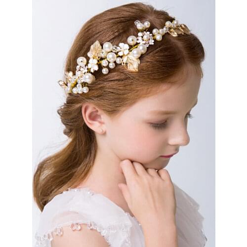 Sweet super fairy child garland headgear lovely princess girls stage show hair accessories