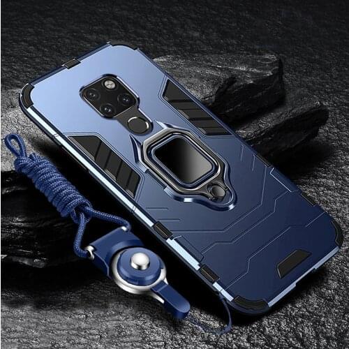 For Huawei Mate 20 Pro 20 lite Case Hard PC With Stand Ring Armor shockproof protect Back Cover Case for huawei mate 30 pro