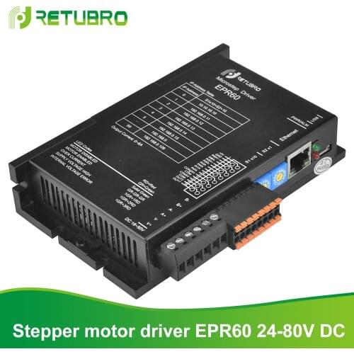 Etherner Stepper Motor Driver EPR60 adopt MODBUS/TCP protocol highly communication speed with standard Ethernet Interface