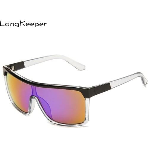 Brand Design Fashion Sunglasses Women Men 2020 Oversized Windproof Glasses Colorful Lens Sun Glasses For Male Driving Goggle