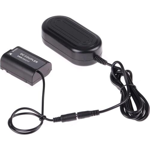 DMW-AC8 Dummy Battery +DCC17 Batterry Adapter Plate for Panasonic Lumix DC-S5 DC-S5K