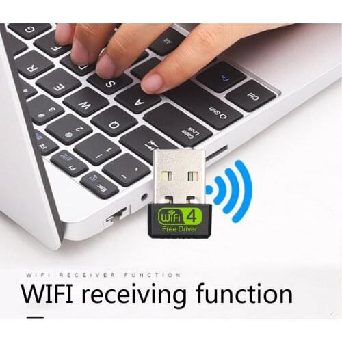 Mini 150Mbps Wi-Fi USB Adapter Wireless Network Card Adapter Portable WiFi Dongle for Desktop Laptop PC Wi-Fi Receiver