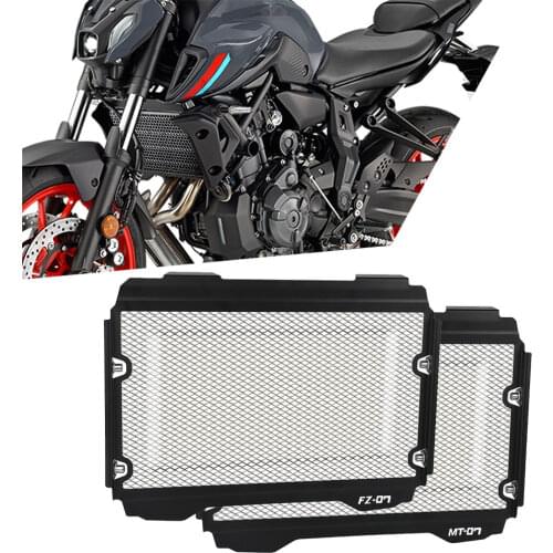 Motorcycle MT07 FZ07 2021 Aluminum Radiator Grille Grill Guard Cover Protector For YAMAHA MT-07 FZ-07 MT FZ 07 2021 Accessories