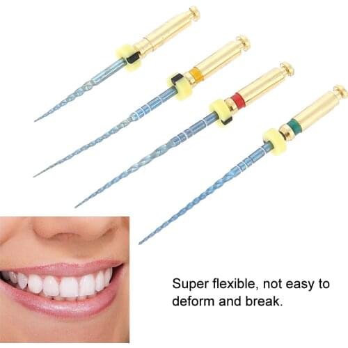 4Pcs Professional Dental Root Canal Niti X3 File Endodontic Needles Dental Instrument