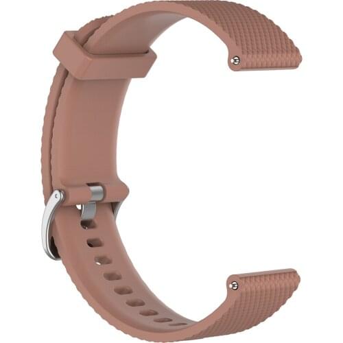Smart Watch Band, 22mm Width Soft Silicone Replacement Strap for Polar, Waterproof Comfortable, Brown