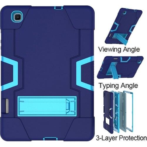 Galaxy Tab S6 Lite 10.4 Silicone Case Shockproof Hard Back Cover with Pen Slot for Samsung Galaxy Tab S6 Lite P610/P615+Pen