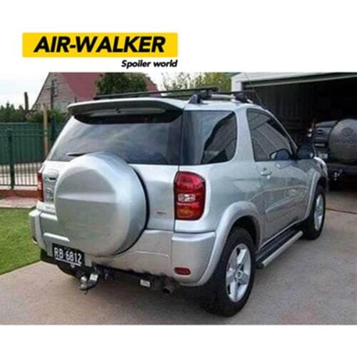 For Toyota RAV4 Spoiler 2001-2004 ABS Plastic Unpainted Color Rear Roof Spoiler Wing Trunk Lip Boot Cover Car Styling