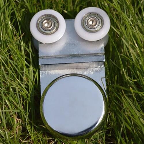 Shower Room Pulleys Glass Sliding Door Wheels Sliding Doors Hanging Wheels Bathroom Room Pulleys Shower Accessories 2pcs/lot