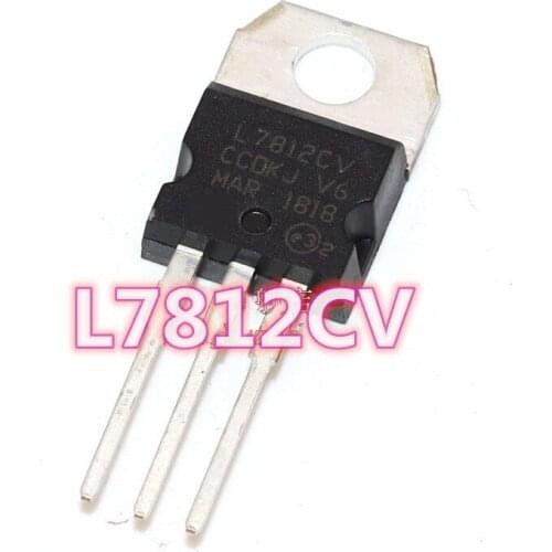 50PCS/lot L7812CV L7812C L7812 7812CV 7812 TO-220 Three-terminal regulator transistor Free shipping