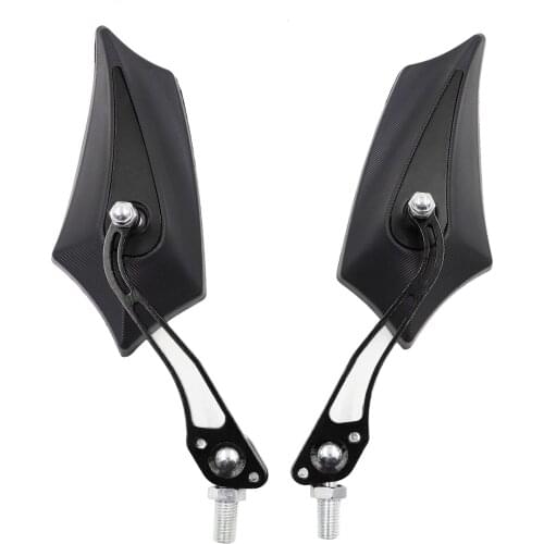 Universal Pair Motorcycle Rear Mirror Scooter 8mm 10mm Motorbike Modification Back Side Mirrors For HONDA YAMAHA SUZUKI