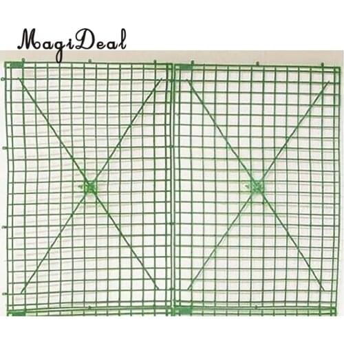 MagiDeal Artificial Flower Wall Plastic Panels For D.I.Y Wedding Party Background Backdrop