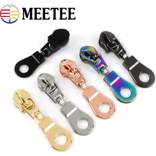 10pcs Zipper Sliders for 5# Nylon Zippers Bag Zip Repair Kits Replacement Pocket Zipp Head DIY Sewing Accessories ZT179