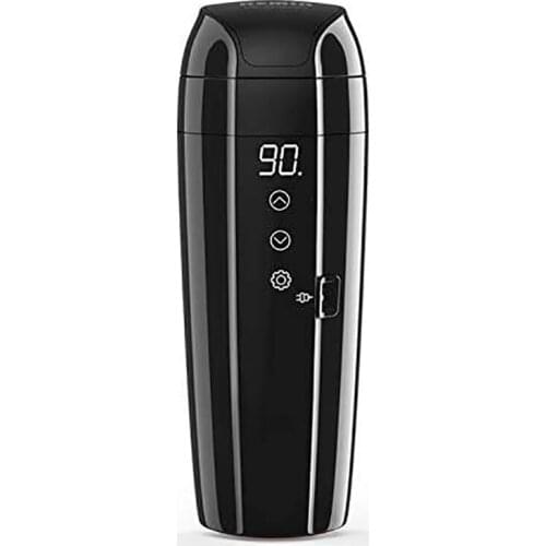 12V 350Ml 70W Car Travel Heating Mug with Anti-Spill Lid, Portable Coffee Travel Cup Variable Temperature G350