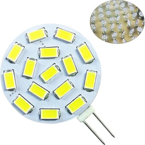 15LEDs Light Bulb G4 LED PCB 5730SMD 12V AC/DC 24V DC Warm White 3000/6000K Decor Home lighting Bulb