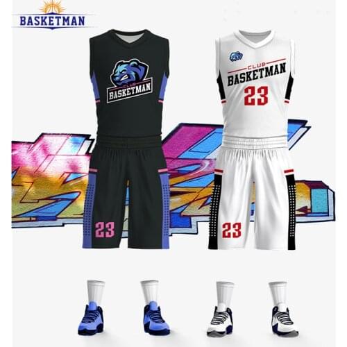Basketball Jersey For Men Women Sportswear Custom Print Team Name Tracksuits Fitness Training Quickly Dry Uniform Size 2XS-5XL