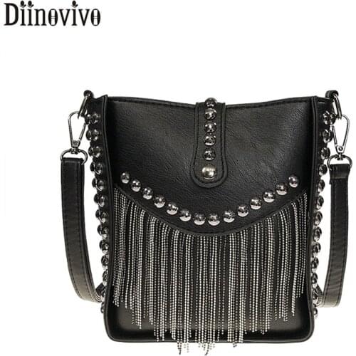 Diinovivo Fringed Bags For Women