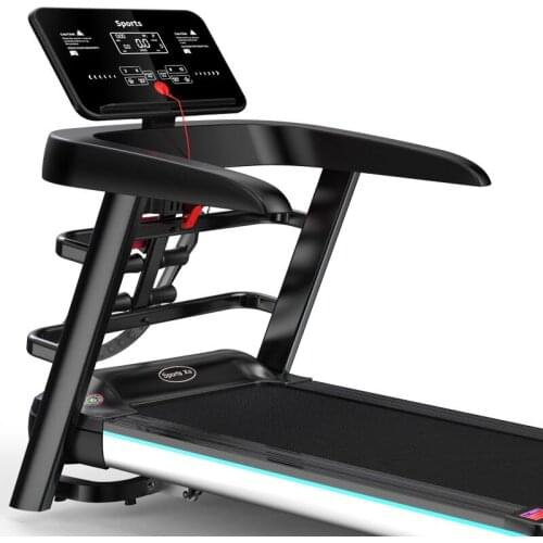 Home treadmill, small fitness equipment, mini folding multifunctional electric treadmill
