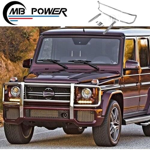 G class w463 front bumper guard protection guard W463 G500 G63 G65 1990-2018y exterior accessories guard protection guard
