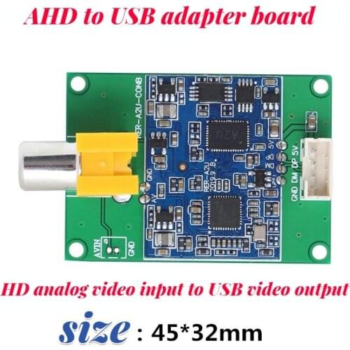 HD Analog Camera Input Ahd to Digital USB Camera Adapter UVC Drive Free Safety