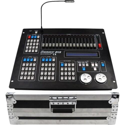 Hot Sales New Sunny 512 DMX Controller Flycase Package Stage Light DMX Master Console Flight Box For Led Par Heam Moving Head